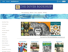 Tablet Screenshot of doverbooks.co.uk
